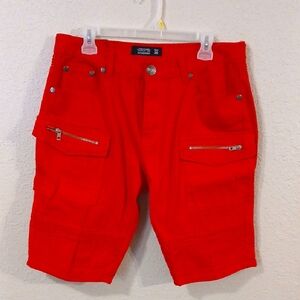Red Cargo Men Shorts